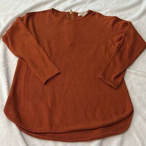 Michael by Michael Kors Long Sleeve Sweater. Burnt Orange. Size Small.